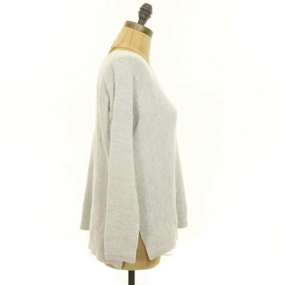 Soft Joie Kashani Sweater Top Size S Wool Blend Textured Gray Oversized B85 - Picture 2 of 5